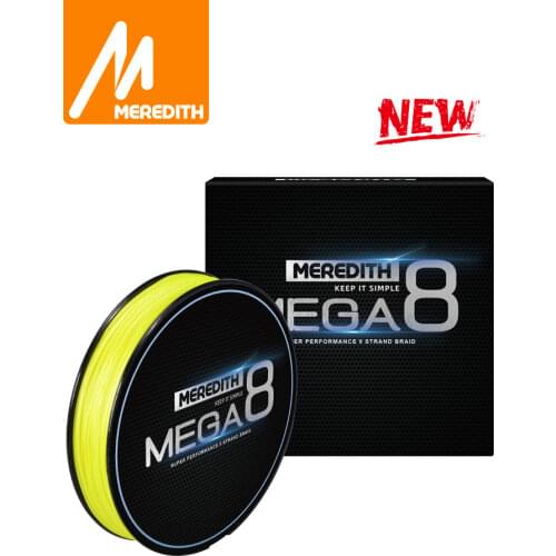 MEREDITH Brand MEGA 8X Fishing Line 300M 8 Strands Braided Fishing Line Multifilament PE Line for ​Carp Fishing Wire