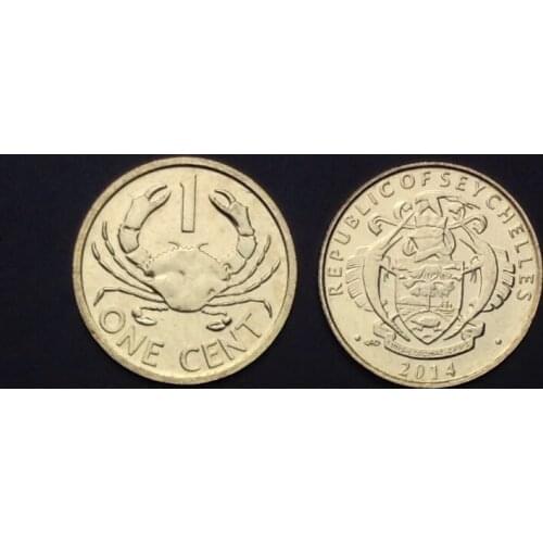 Seychelles 1 cent 16mm Africa Coins Old Original Infrequent Coin Commemorative Edition 100% Real Random Year