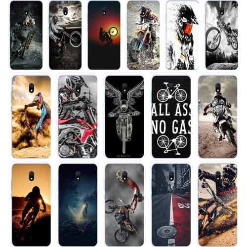 12 Amazing mountain bike Bicycle MTB design gift Soft Silicone Tpu Cover phone Case for Xiaomi Redmi 8 8A Note 8T 8t Pro