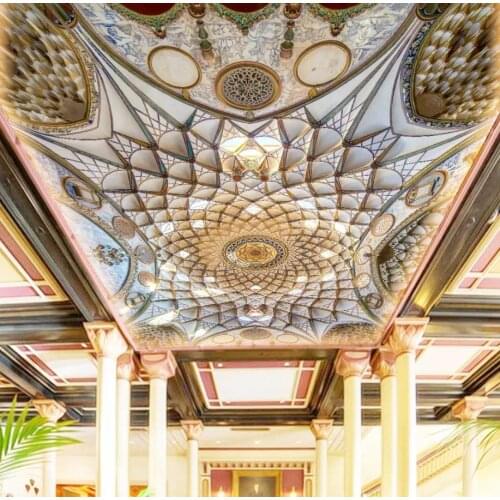 Custom Any Size 3D Wall Mural Wallpaper relief Ceiling Murals Living Room Sofa Bedroom Backdrop Wallpaper europe ceilings