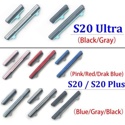 New Side Keys Power and Volume Buttons Replacement For Samsung Galaxy S20 / S20 Plus / S20 Ultra