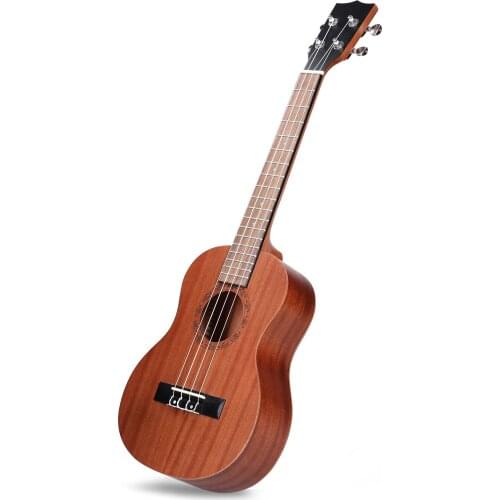 26 inch Kids Imitation Wood UKulele 4-String Portable Guitar Instrument for Children Pick Stringed Instruments Mini Guitars
