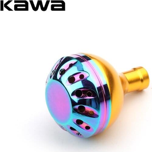 Kawa Fishing Reel Handle Knob New Type Rainbow Color Suit For Daiwa And Shimano Fishing Reel Handle Accessory Handle Knob
