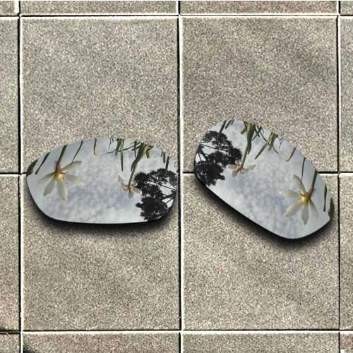 Silver Titanium Polarized Sunglasses Replacement Lens for-Oakley Straight Jacket 2007 Frame 100% UV Protection Good Fitness