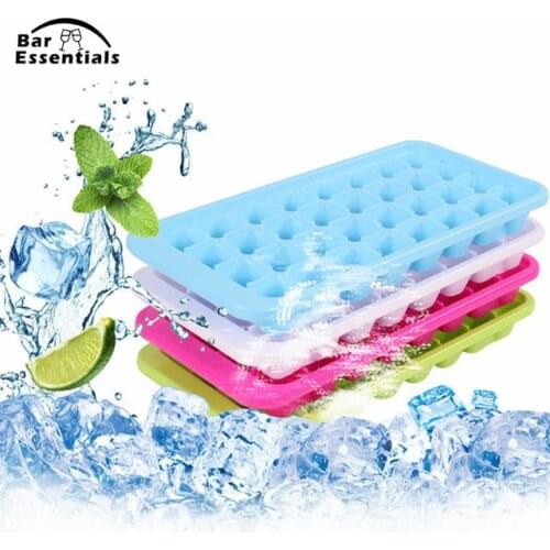 DIY Creative Big Ice Cube Mold Square Shape Silicone Ice Tray Fruit Ice Cube Maker Bar Kitchen Accessories