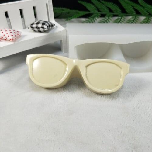 QT0262 PRZY Silicone Mold Soap Molds Glasses, Sunglasses Molds Gypsum Chocolate Candle Molds Soap Mould Clay Resin Eco-friendly