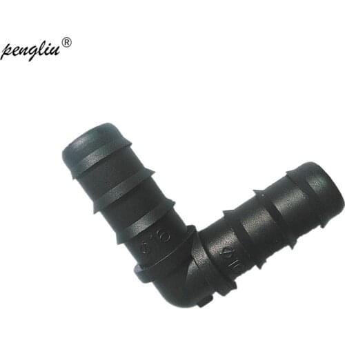 10pcs-pack DN16 90 Degree Elbow Angle Bend Garden Irrigation Fittings Water Pipe Connectors water irrigation system IT126