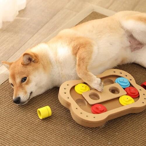 Creative Pet Food Dispenser Puzzle Dog Bowl Puppy Anti Choke Slow Down Eat Feeder Dog Training Prevent Obesity Interactive Toy