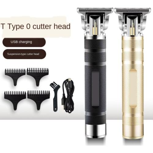 USB Rechargeable T8 Baldheaded Hair Clipper Electric hair trimmer Cordless Shaver Trimmer 0mm Men Barber Hair Cutting Machine