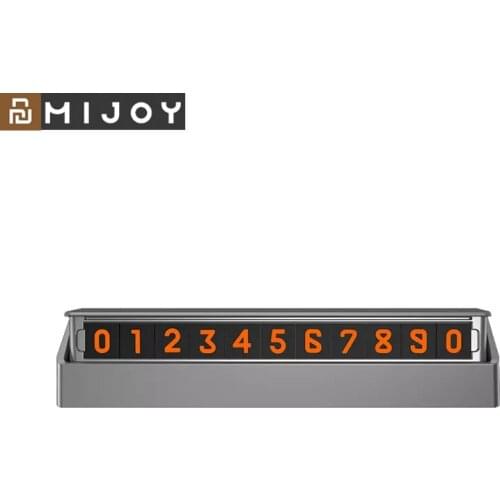 Youpin MIJOY TITA B Temporary Stop Sign Car Parking Card Phone Number Creative Reverse Invisible Mini Car Decoration Accessories