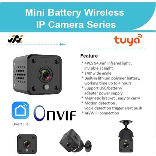 1080P Mini Camera Tuya WiFi Camera Mini WiFi Cameras IP Video Camcorder Portable USB Webcam Recorder Onvif CCTV Camera Battery