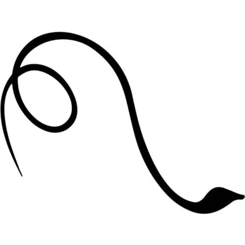 16.3CM*12.2CM Viper Creative Decoration Car Stickers Car Door Cartoon Vinyl Decal