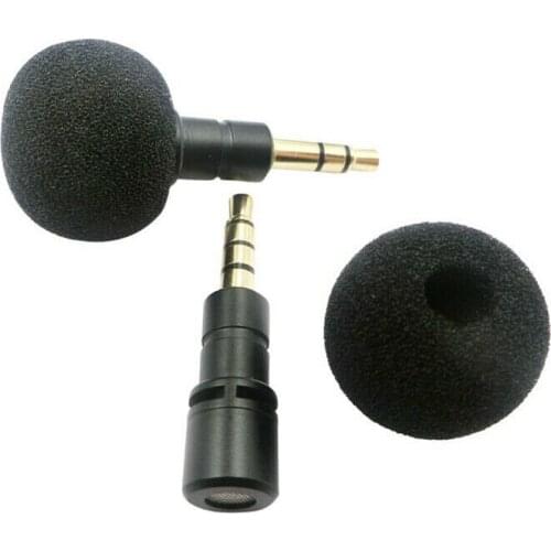 3.5mm Jack Mini Recorder Stereo Voice Microphone Mic for Android Phone Laptop PC