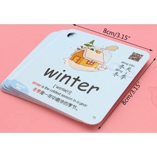 600 Words 20 Categories Cognition Learning Card Animal Shape Color Flash Cards C90C