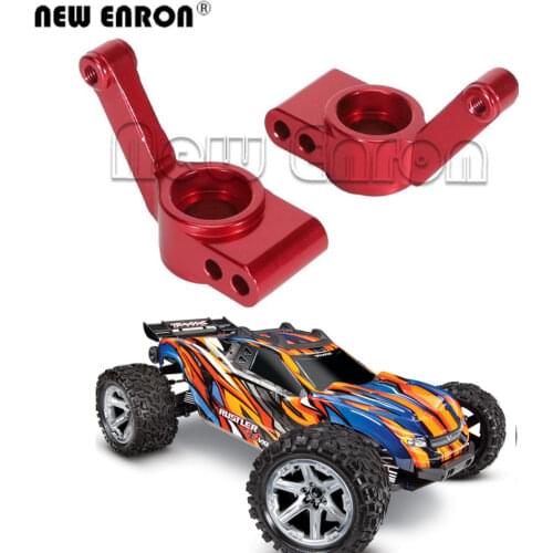 2Pc Aluminum Stub Axle Carriers #3752 for RC Car Parts 1/10 Traxxas Drag Slash Bandit VXL Rustler VXL Stampede VXL Ford F-150