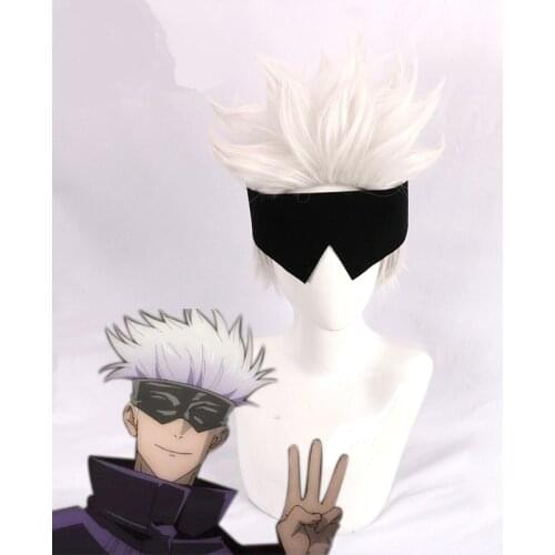 Anime Jujutsu Kaisen Gojo Satoru Eye Patch Gojo Satoru Black Eyewear Goggles Costume Accessories Anime Props