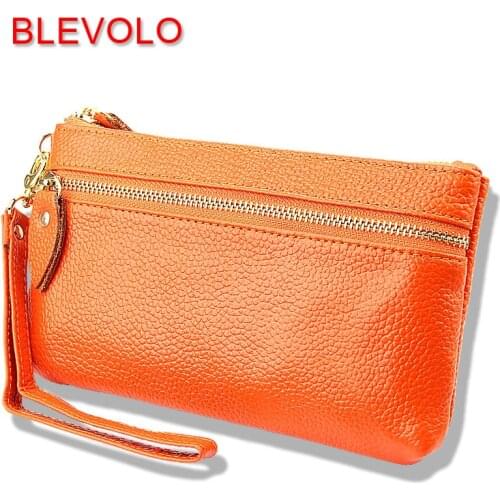 BLEVOLO Women's Wallets With Zippers