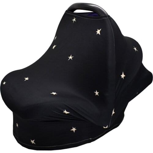 Stretchy Car Seat Cover Stroller Beast Feeding Scarf Baby Carseat Canopy Privacy Nursing Cover