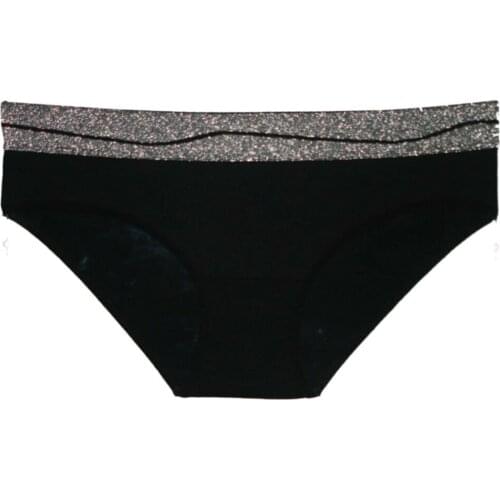 LOOK FOR YOUR WONDERFUL NIGHTS WITH ITS STUNNING COLORELEGANT LINGERIE Black Womens Slip/ Panties FREE SHIPPING