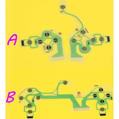 JCD 1pcs For Playstation 4 PS4 Controller Repair Parts PCB Circuit Ribbon V4 For PS 4 Button Ribbon Circuit Film