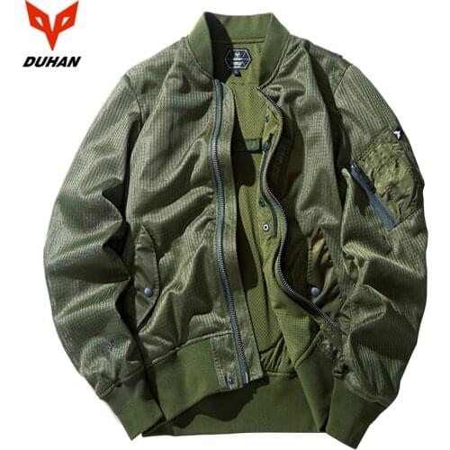 Duhan Motorcycle Jacket Summer Bomber D-2080 Breathable Motocross Off-Road Jacket Casual Motobiker Racing Clothes
