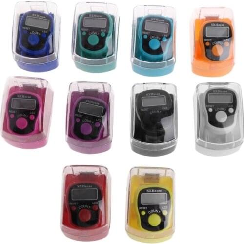 Mini 5 Digit LCD Digital Display Finger Hand Ring Tally Counter Golf Sport Universal L15