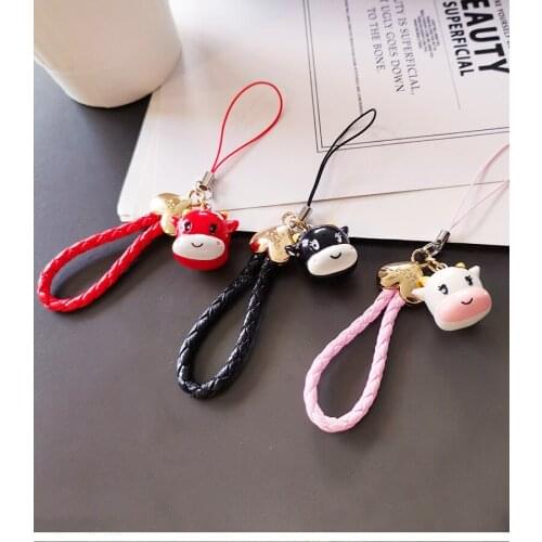 Mobile Phone Lanyard Short Ring Buckle Pendant Cartoon Cute Pendant ForApple 12promax Mobile Phone Case ForHuawei Universal