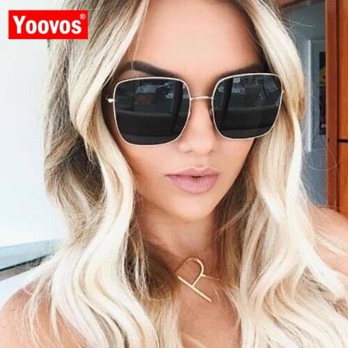 Yoovos Fashion Sunglasses Women Vintage Candy Color Brand Designer Sun Glasses Big Frame Outdoor Oculos De Sol Feminino UV400