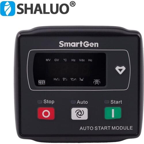 MGC120 small genset controller co auto start and stop ATS switching single genset modul LED display diesel generator parts