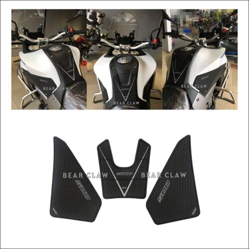 For Loncin Voge Longxin wuji 500DS DS500 500ds Motorcycle Tank Pad Protector Sticker Decal Gas Knee Grip Tank Traction Pad Side