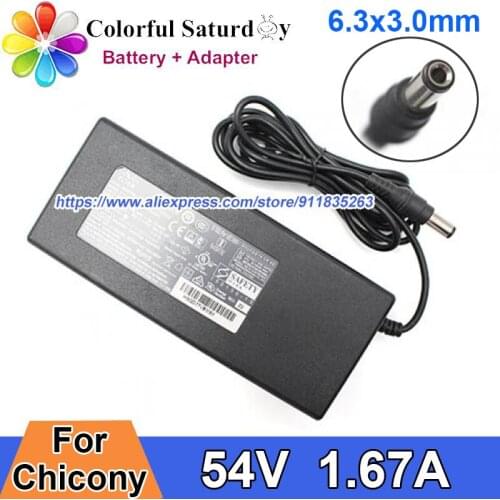 Original For CISCO MERAKI MX65 MX65W MERAKI MX65W Laptop Adapter 54V 1.67A 90W MA-PWR-90WAC 640-47010 Power Supply 6.3x3.0mm