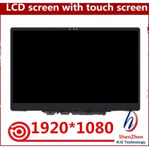 Original 15.6" FHD LCD LED Touch Screen Digitizer with Frame LP156WF9-SPC1 For Dell Inspiron 15 7573 1920x1080
