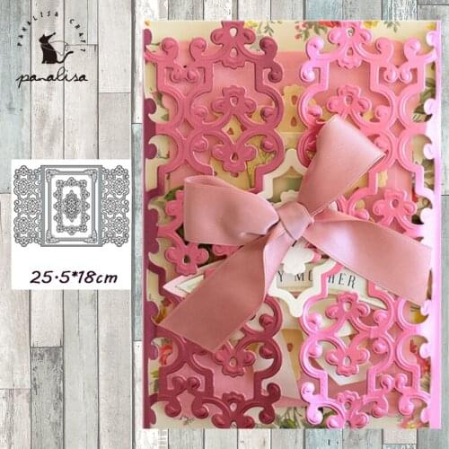 Panalisacraft Lace Background Metal Cutting Dies Craft Dies Scrapbooking Card Making Album Embossing Stencil Die Cut Decoration