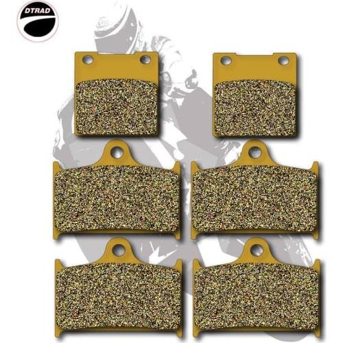 Motorcycle Brake Pads Front+Rear For SUZUKI GSXR 600 92-93 750 88-93 1100 89-92 RF 900 96-99 GSF 1200 96-00