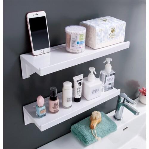 Punch-free Shelf Wall Hanging Cabinet Rack Cosmetic Storage Box Bathroom Storage Rack Wall Rack Living Room Finishing Storage