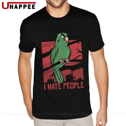 Custom Made Carrot I Hate People T-Shirts for Men Top Quality Short Sleeve Premium Cotton Crew T Shirts