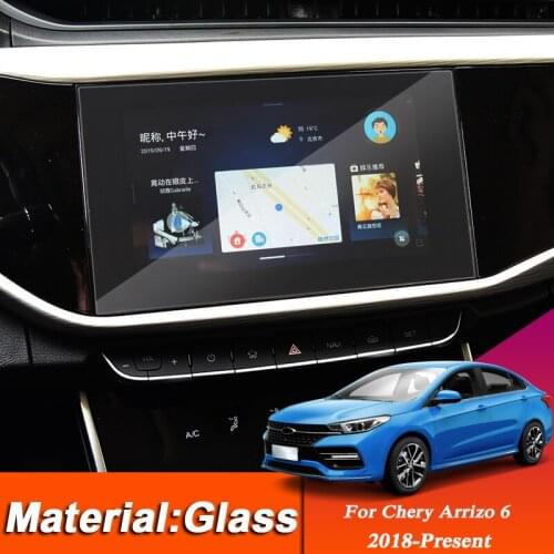 Car Styling GPS Navigation Screen Protective Film For Chery Arrizo 6 2018-Present Dashboard Display TPU Sticker Auto Accessories