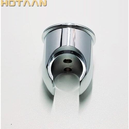 Solid Zinc Alloy Made Chrome Wall Mounted Hand Shower Holder Hook Pedestal Bracket In Wall Shower Accessories Bathroom fitting