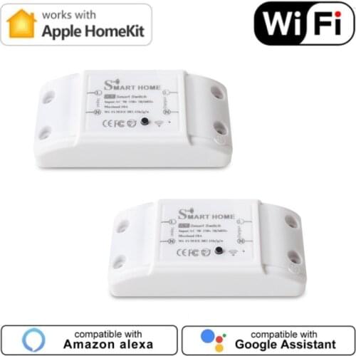 DIY WiFi Smart Light Switch Universal Breaker Timer Dohome APP Wireless Remote Control Work With Alexa Google Home Siri Homekit
