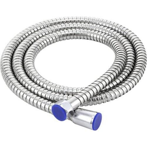 1.5M Stainless Steel Shower Hose Soft Shower Pipe Flexible Bathroom Water Pipe Silver Color Common Plumbing Hoses