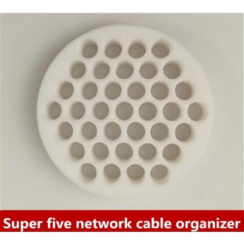 Super five types of six types of network cable management line lotus root type 24 hole cable organizer 1pcs Free shipping