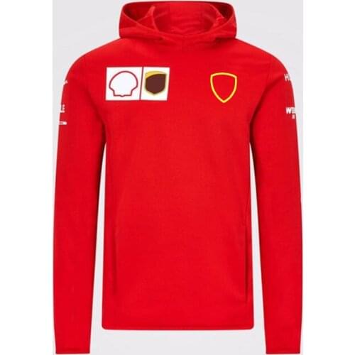 2021 team F1 racing suit long-sleeved zipper jacket jacket autumn and winter jacket plus velvet warm sweater