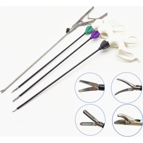 Laparoscopic Simulation Training tool forceps,Scissors,grasper,needle holder Teaching training equipment 4pcs/set