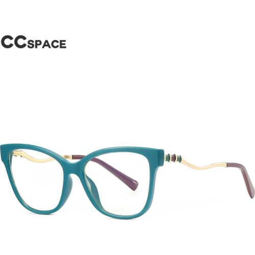 47465 TR90 Lady Cat Eye Plastic Titanium Anti Blue Light Women Optical Glasses Frames Fashion Computer Eyeglasses