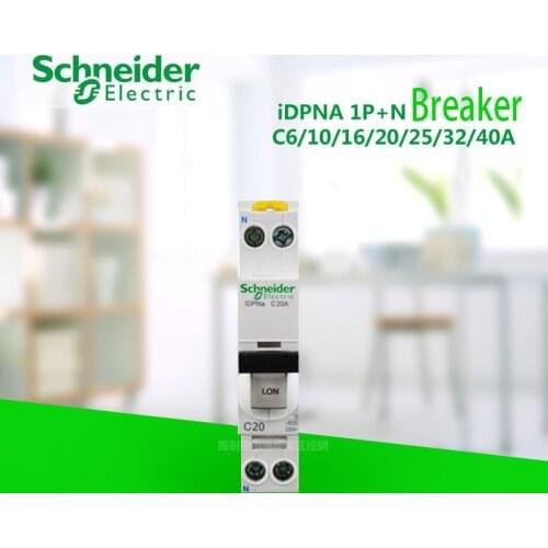 Miniature circuit breaker AC protector 1P+N iDPNa 1P NC 6A 10A 16A 20A 25A 32A 40A air switch