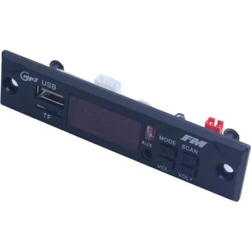 Car Audio USB TF FM Radio Module Wireless Bluetooth-compatible 12V MP3 WMA Decoder Board MP3 Player with Remote Control For Car