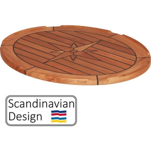 Teak Table Top Ellipse Shaped 440mm x 580mm/600mm x 800mm Marine Boat RV