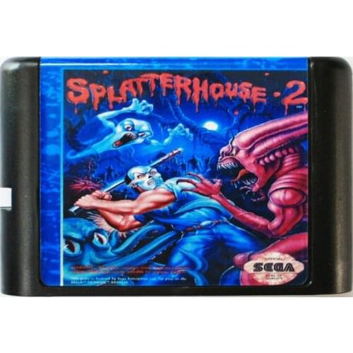 Splatter House 2 16 bit MD Game Card For Sega Mega Drive For SEGA Genesis