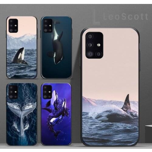 Killer Whale Orca Phone Case For Samsung A32 A51 A52 A71 A50 A12 A21S S10 S20 S21 Plus Fe Ultra