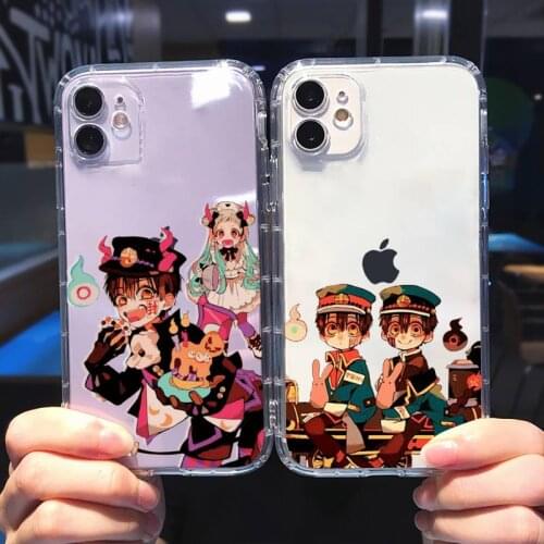 Jibaku Shounen Hanako kun Phone Case For iphone 12 11 8 7 6s 6 5 5s 5c se plus mini x xs xr pro max Transparent soft